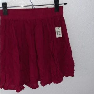 Aeropostale burgundy red skirt